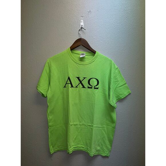 Vintage Powder Puff Shirt College Phi Kappa Psi Green Football Tee 2007 M Medium - Picture 2 of 8